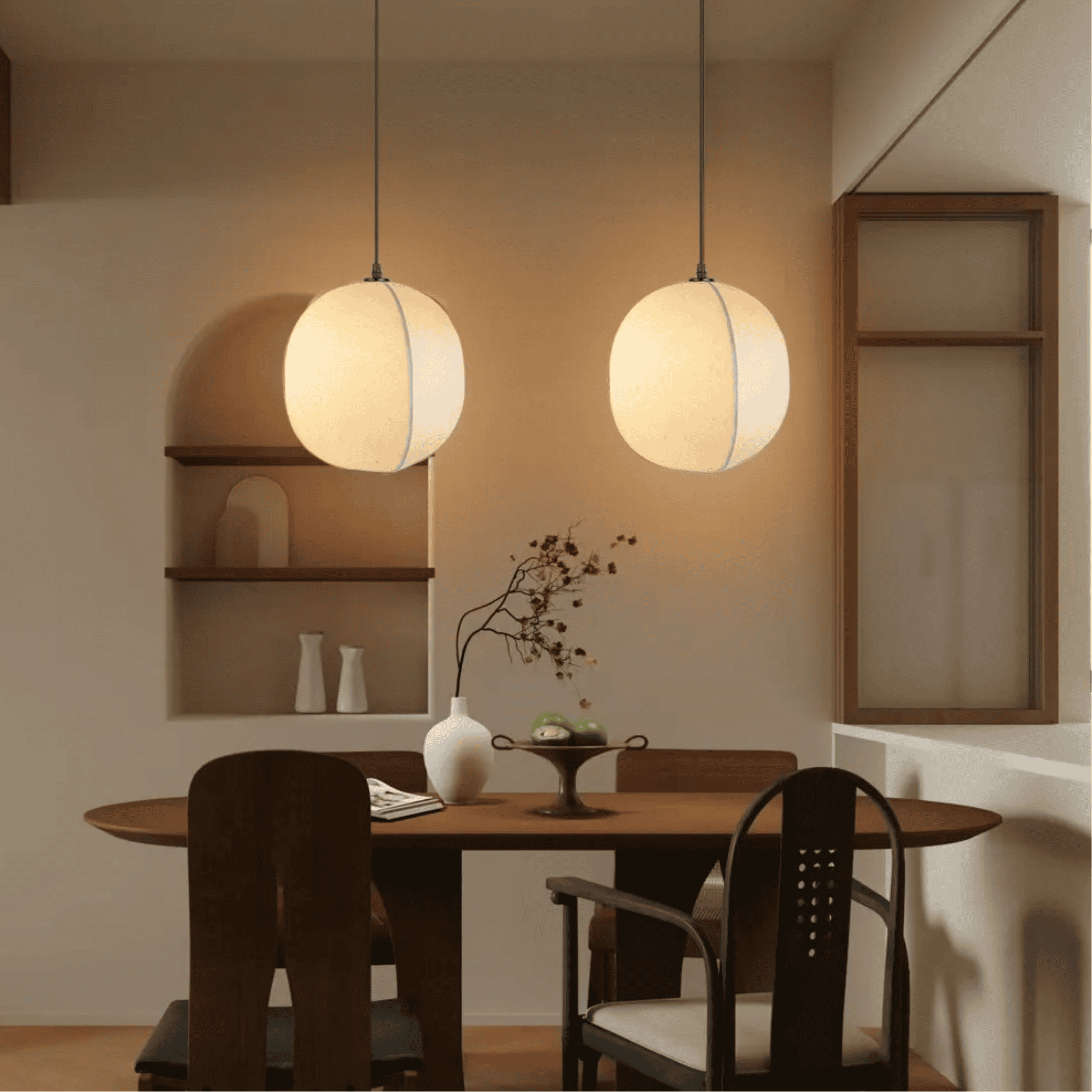 Wabi Sabi Silk LED Pendant Light