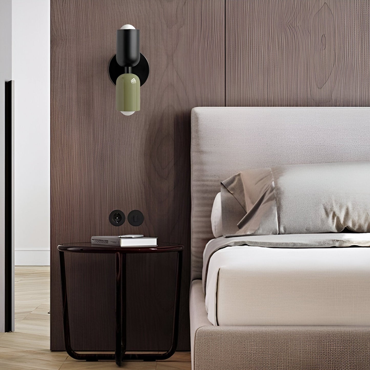 Modern Double Head Metal Up and Down Illumination Wall Light