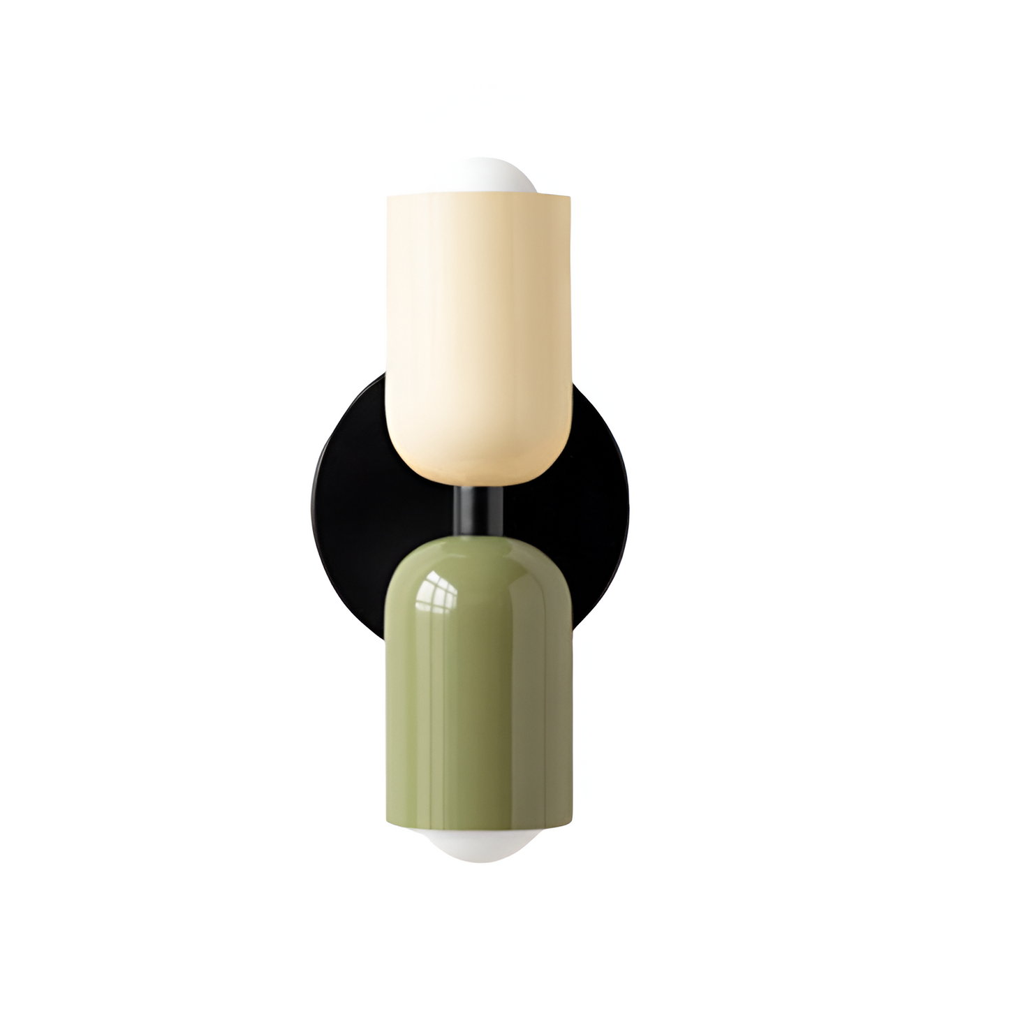 Modern Double Head Metal Up and Down Illumination Wall Light