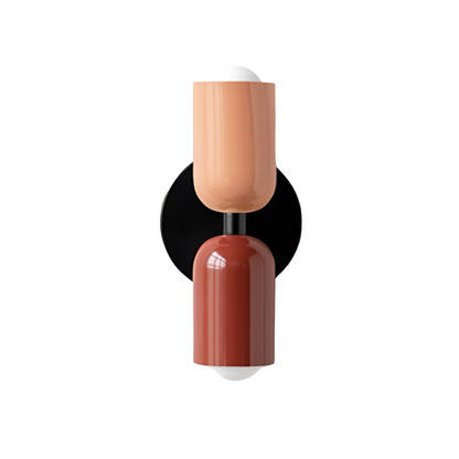 Modern Double Head Metal Up and Down Illumination Wall Light