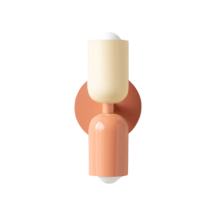 Modern Double Head Metal Up and Down Illumination Wall Light