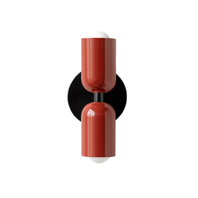 Modern Double Head Metal Up and Down Illumination Wall Light