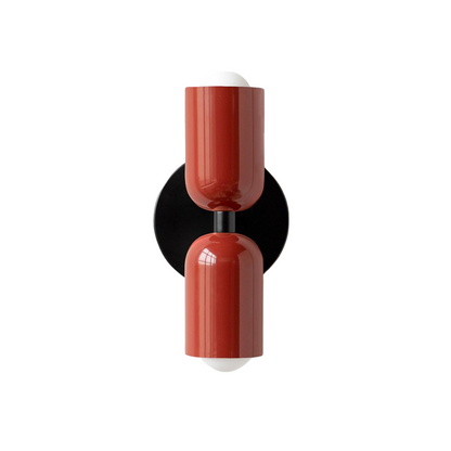 Modern Double Head Metal Up and Down Illumination Wall Light