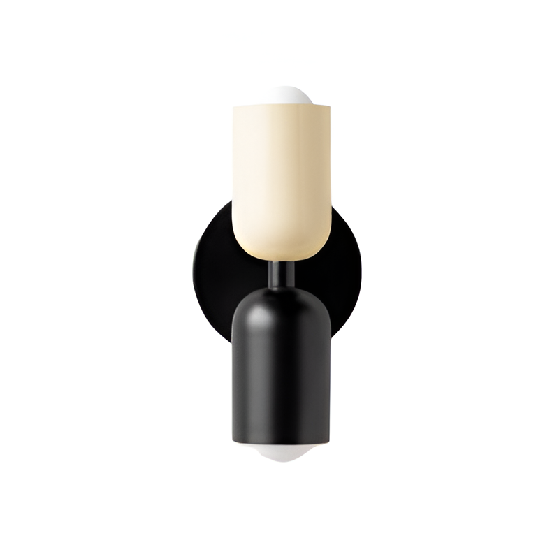 Modern Double Head Metal Up and Down Illumination Wall Light