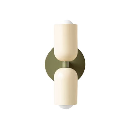 Modern Double Head Metal Up and Down Illumination Wall Light