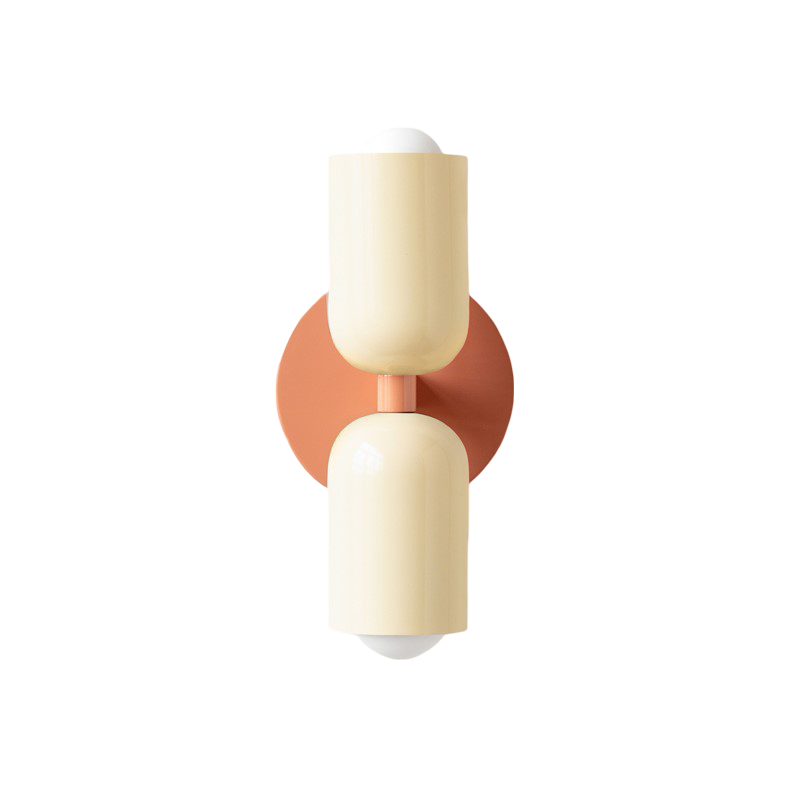 Modern Double Head Metal Up and Down Illumination Wall Light