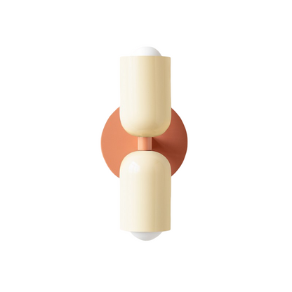 Modern Double Head Metal Up and Down Illumination Wall Light