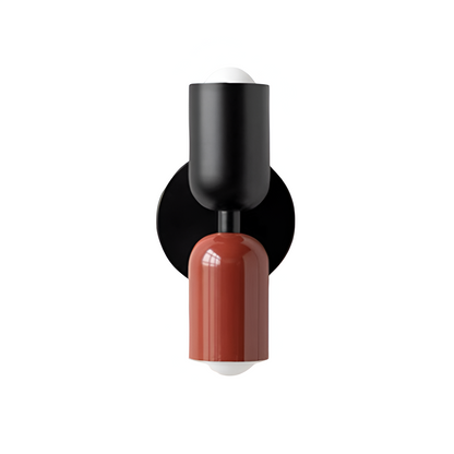 Modern Double Head Metal Up and Down Illumination Wall Light