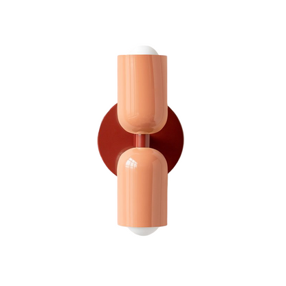 Modern Double Head Metal Up and Down Illumination Wall Light