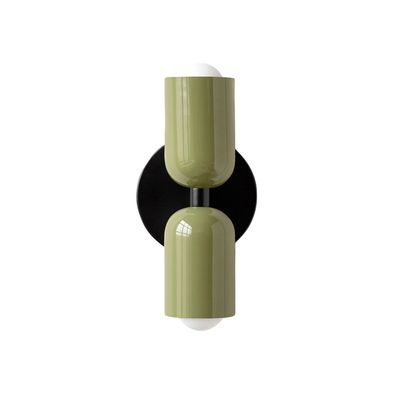 Modern Double Head Metal Up and Down Illumination Wall Light