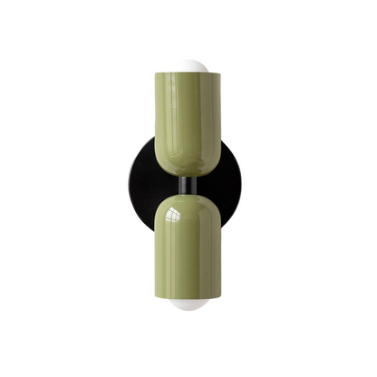 Modern Double Head Metal Up and Down Illumination Wall Light