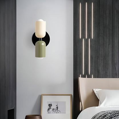 Modern Double Head Metal Up and Down Illumination Wall Light