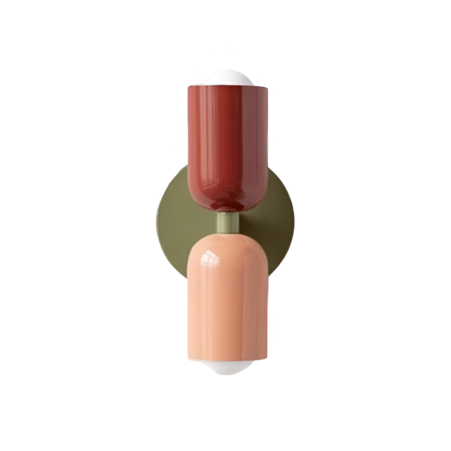 Modern Double Head Metal Up and Down Illumination Wall Light