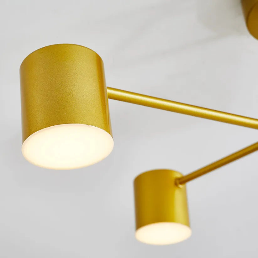 Modern Adjustable Color Modes 6 Light Living Room Ceiling Light