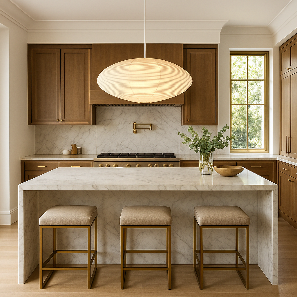 Handcrafted Paper Minimalist Soft Glow Pendant Light