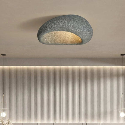 Wabi Sabi Minimalist LED Low Profile Flush Mount Ceiling Light
