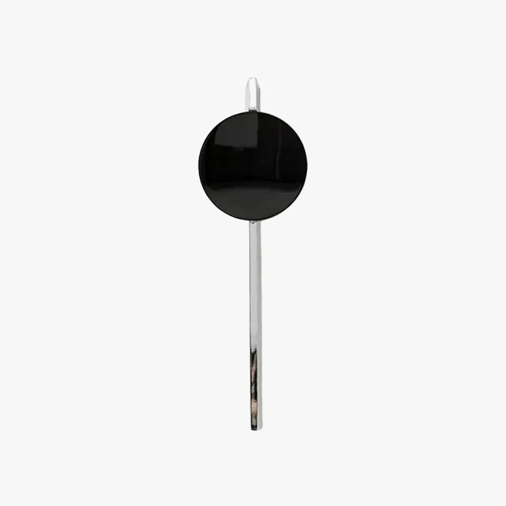 Black LED Wall Light with Circular Discs – Minimalist Bedroom Sconce – Warm Ambient