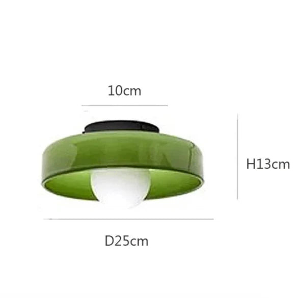 Glass Flush Mount Ceiling Light