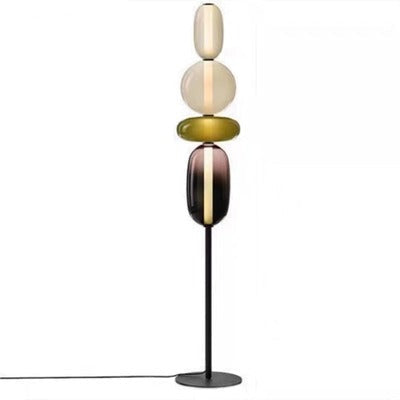 Designer Floor Lamp Colorful LED Adjustable Height Modern