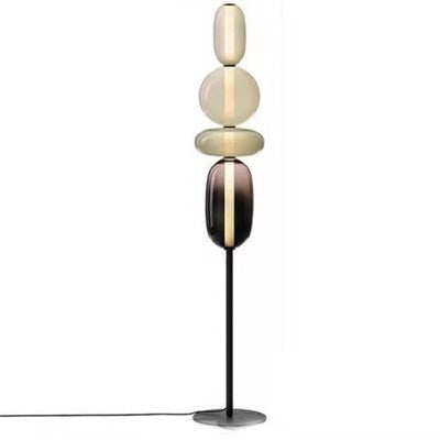 Designer Floor Lamp Colorful LED Adjustable Height Modern