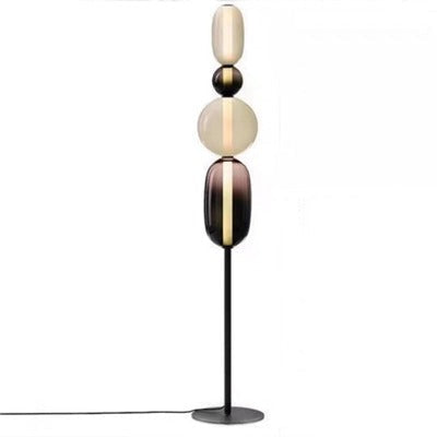 Designer Floor Lamp Colorful LED Adjustable Height Modern