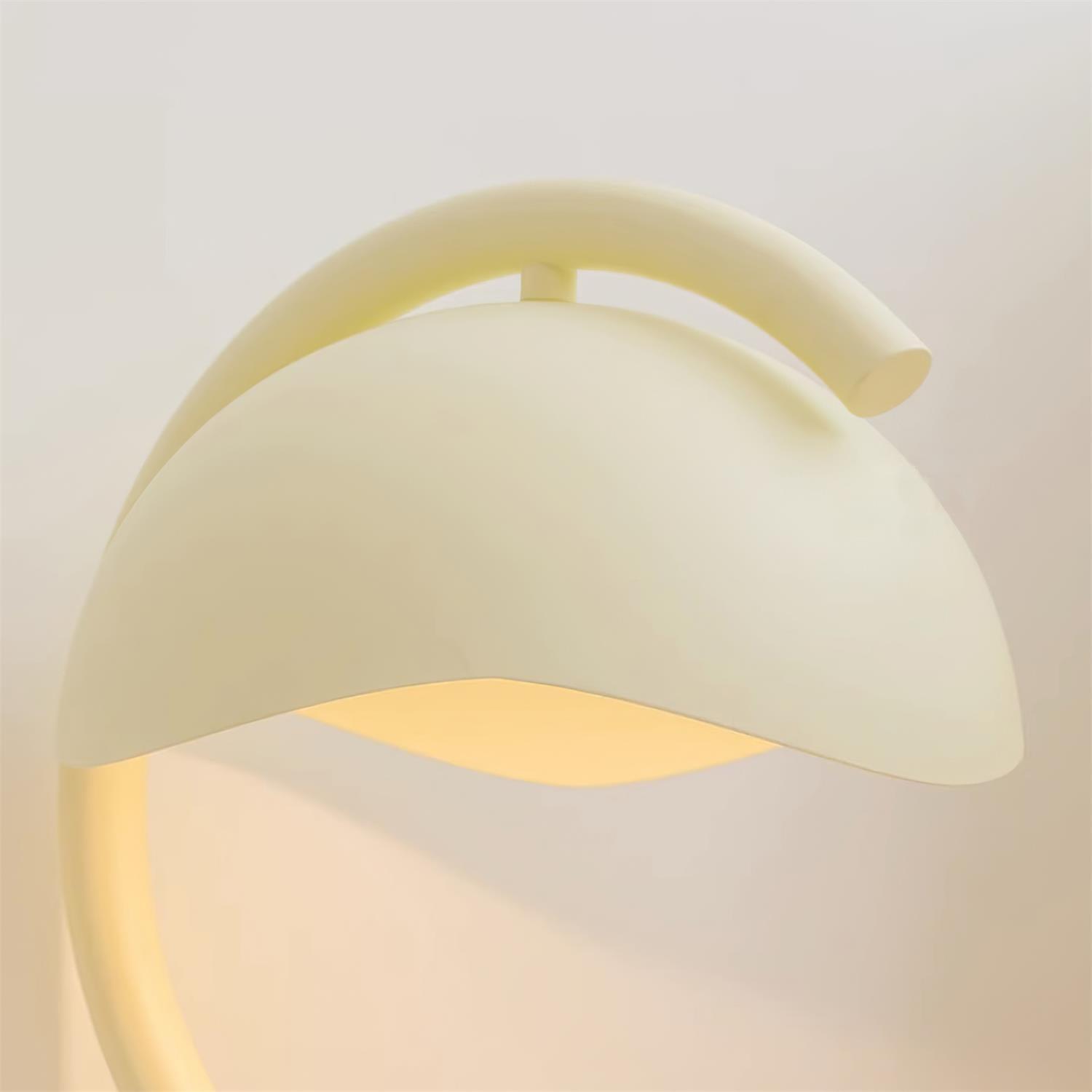 Wiora Candle Warmer Lamp – Soft-Beige Dome Shade – Flameless Wax Melting