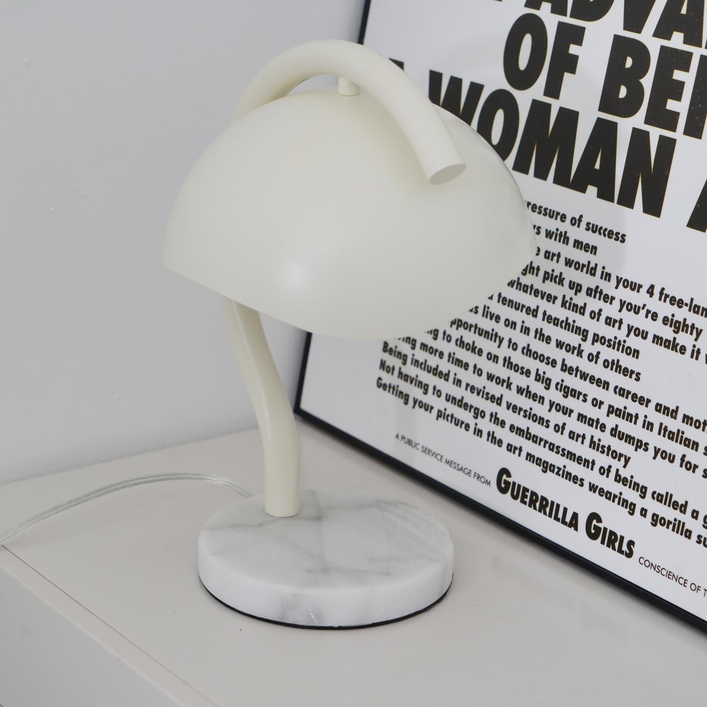 Wiora Candle Warmer Lamp – Soft-Beige Dome Shade – Flameless Wax Melting