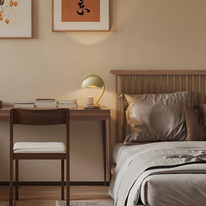 Wiora Candle Warmer Lamp – Soft-Beige Dome Shade – Flameless Wax Melting