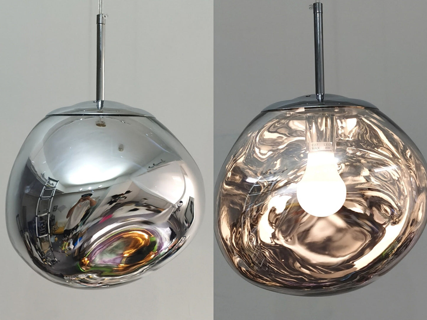 Sculptural Artistic Glass Modern Pendant Ceiling Light