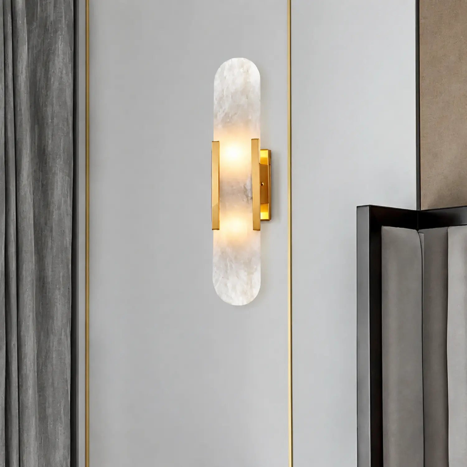 Natural Marble Wall Sconce