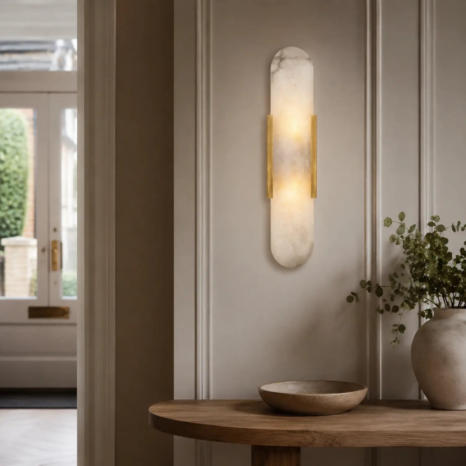 Natural Marble Wall Sconce