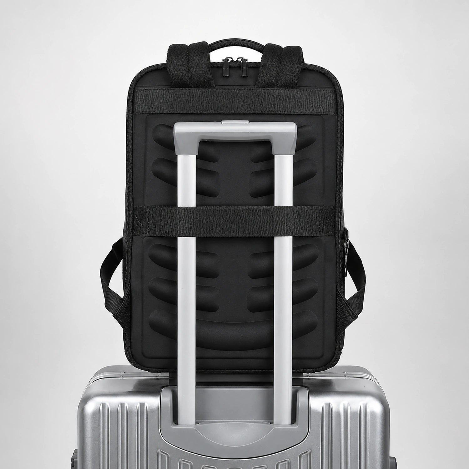 Executive PU Leather Laptop Backpack