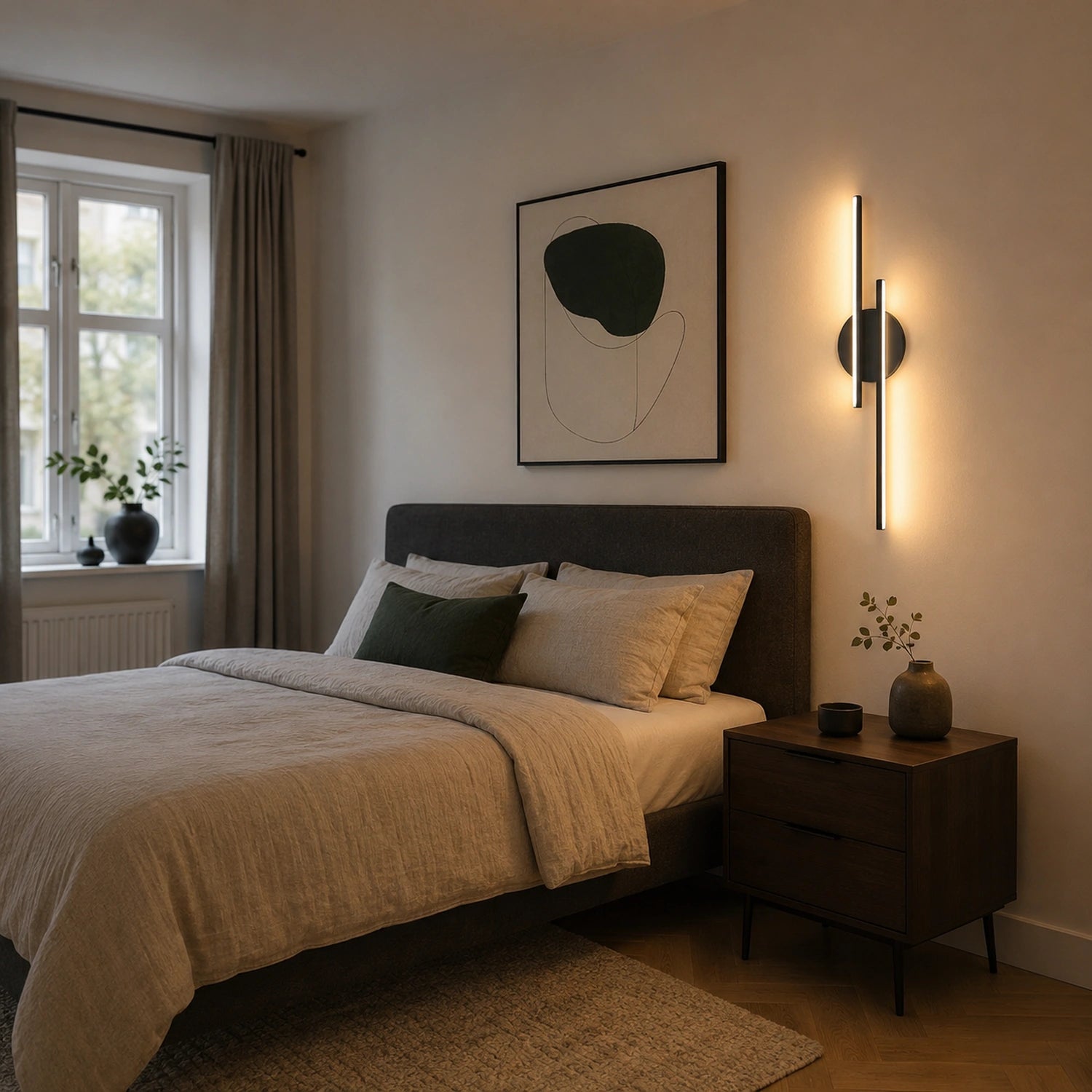 Modern LED Wall Light with Up & Down Illumination