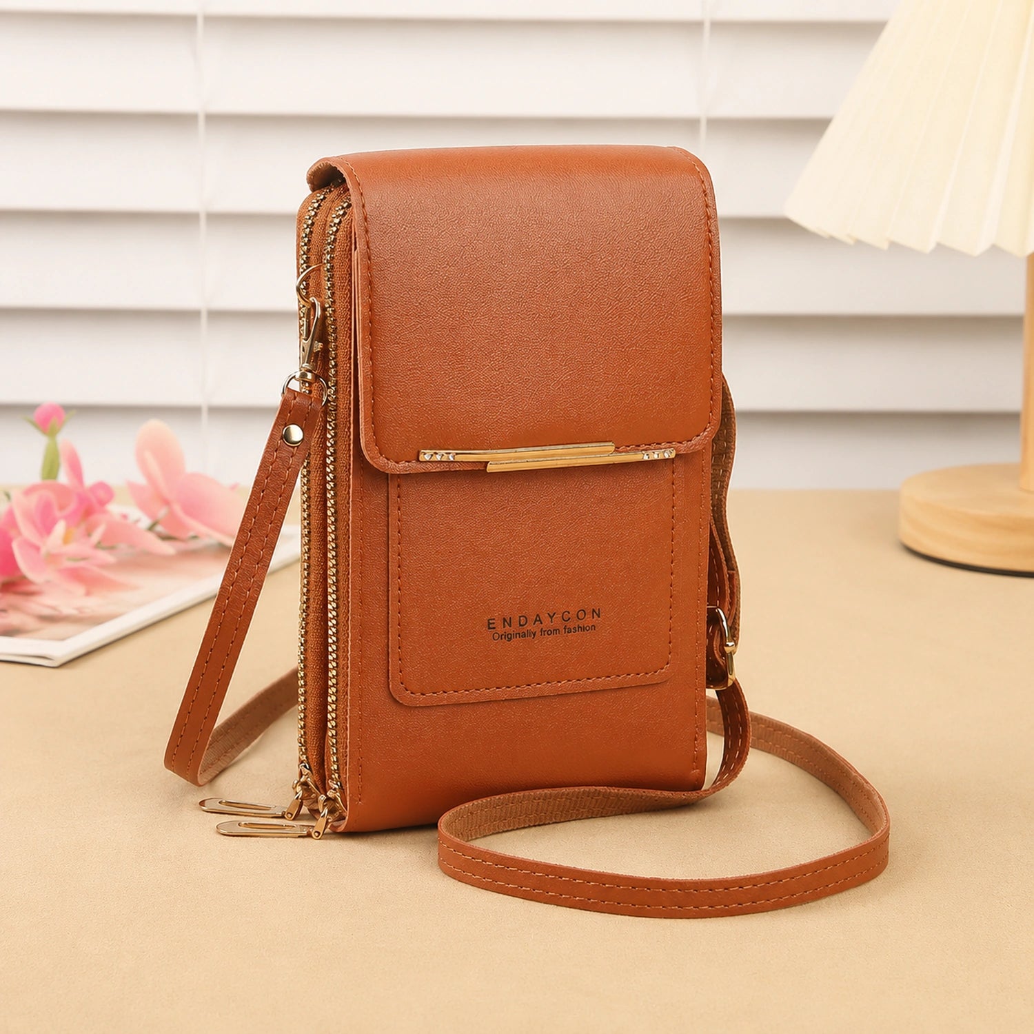 Crossbody Phone Bag with Touch Screen & Wallet