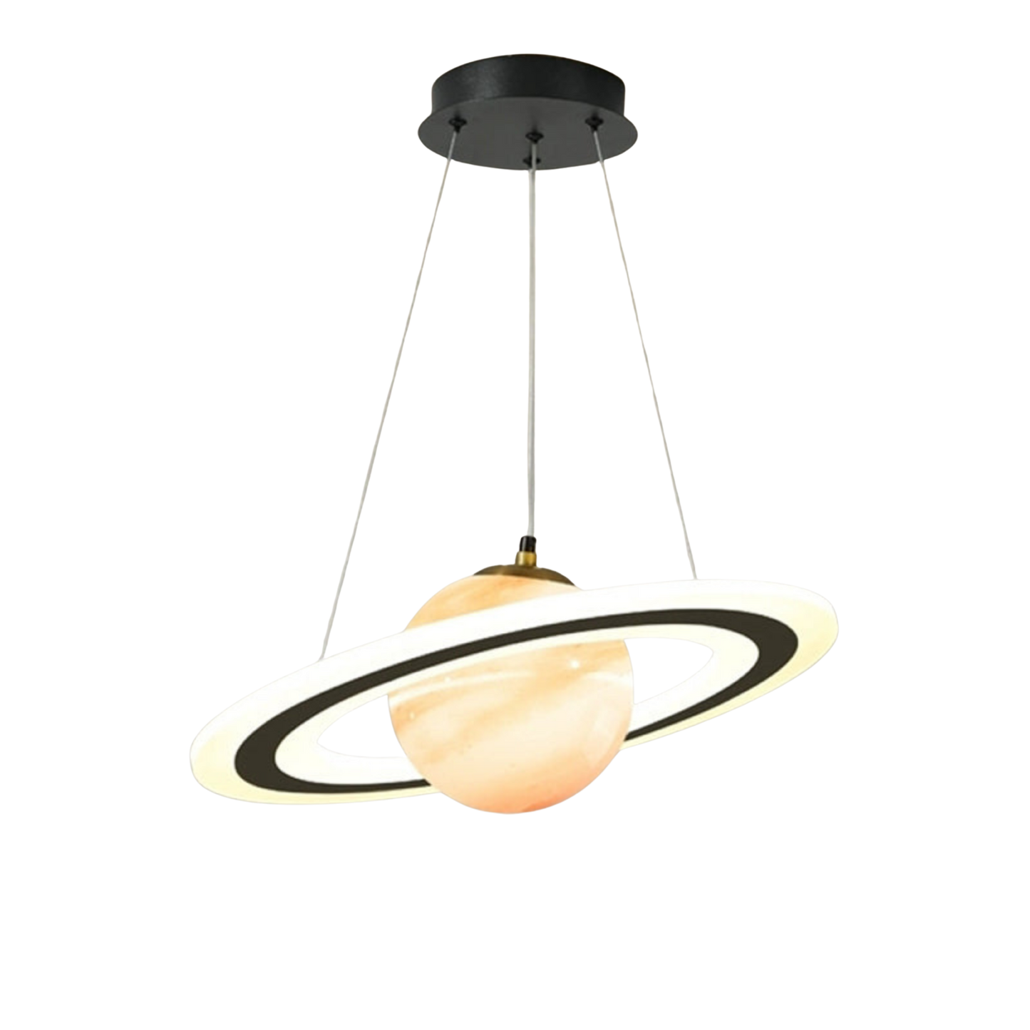 Elegant Planet Inspired Remote Controlled Cosmic Pendant Light