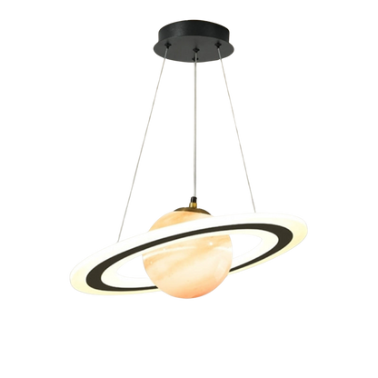 Elegant Planet Inspired Remote Controlled Cosmic Pendant Light