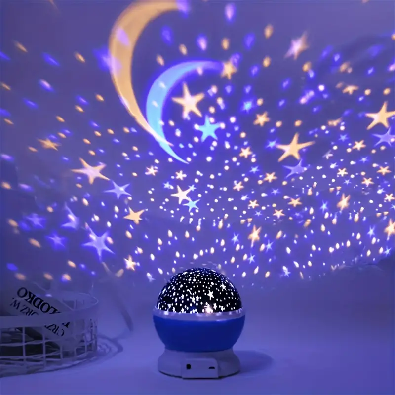 Star Projector Night Light For Bedroom - LED Galaxy Projector