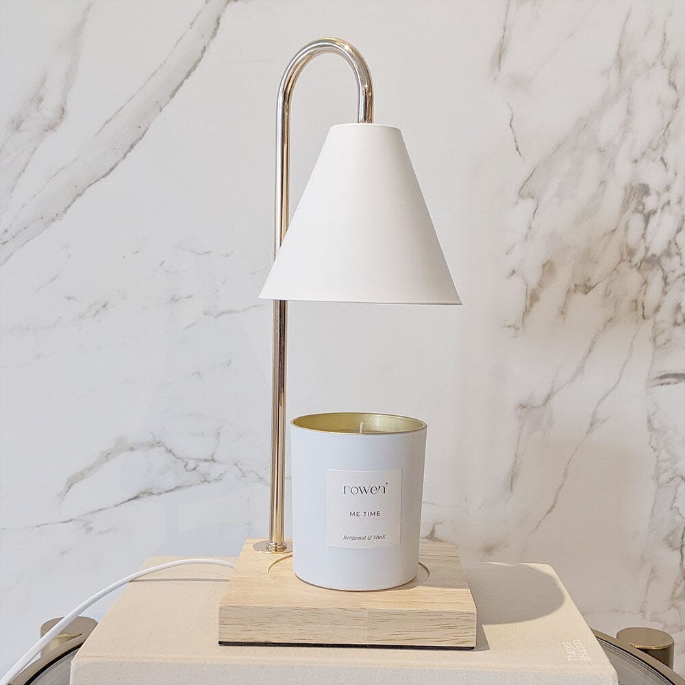 Luxury Candle Warmer Lamp with Elegant Gold Accents