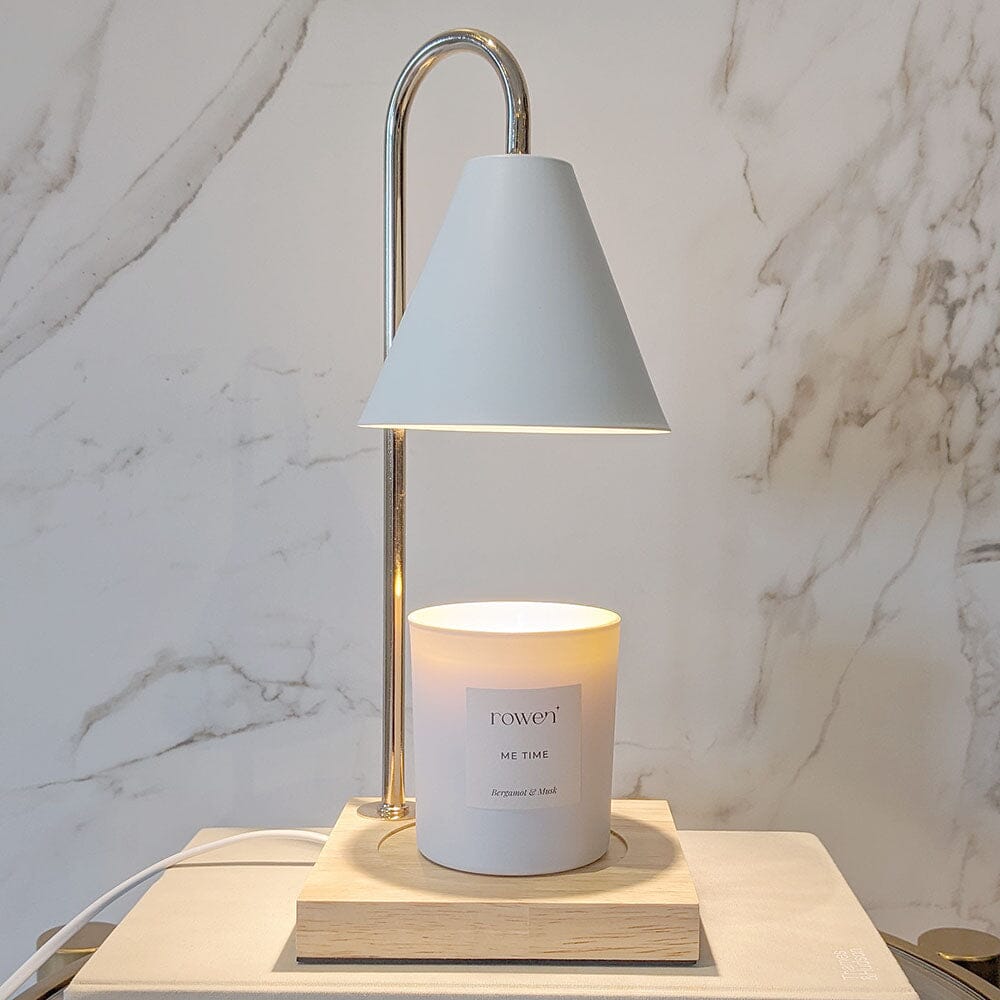 Luxury Candle Warmer Lamp with Elegant Gold Accents