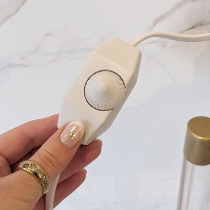 Luxury Candle Warmer Lamp with Elegant Gold Accents