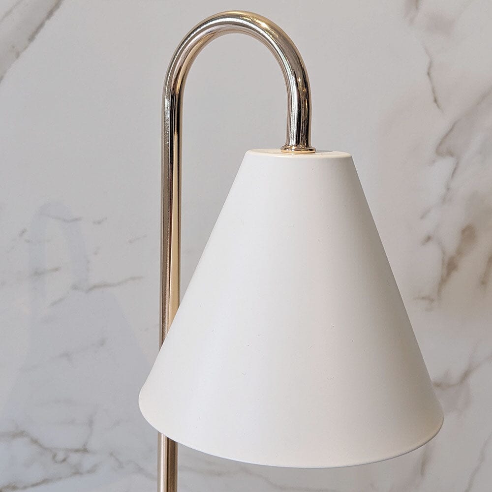 Luxury Candle Warmer Lamp with Elegant Gold Accents