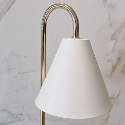 Luxury Candle Warmer Lamp with Elegant Gold Accents