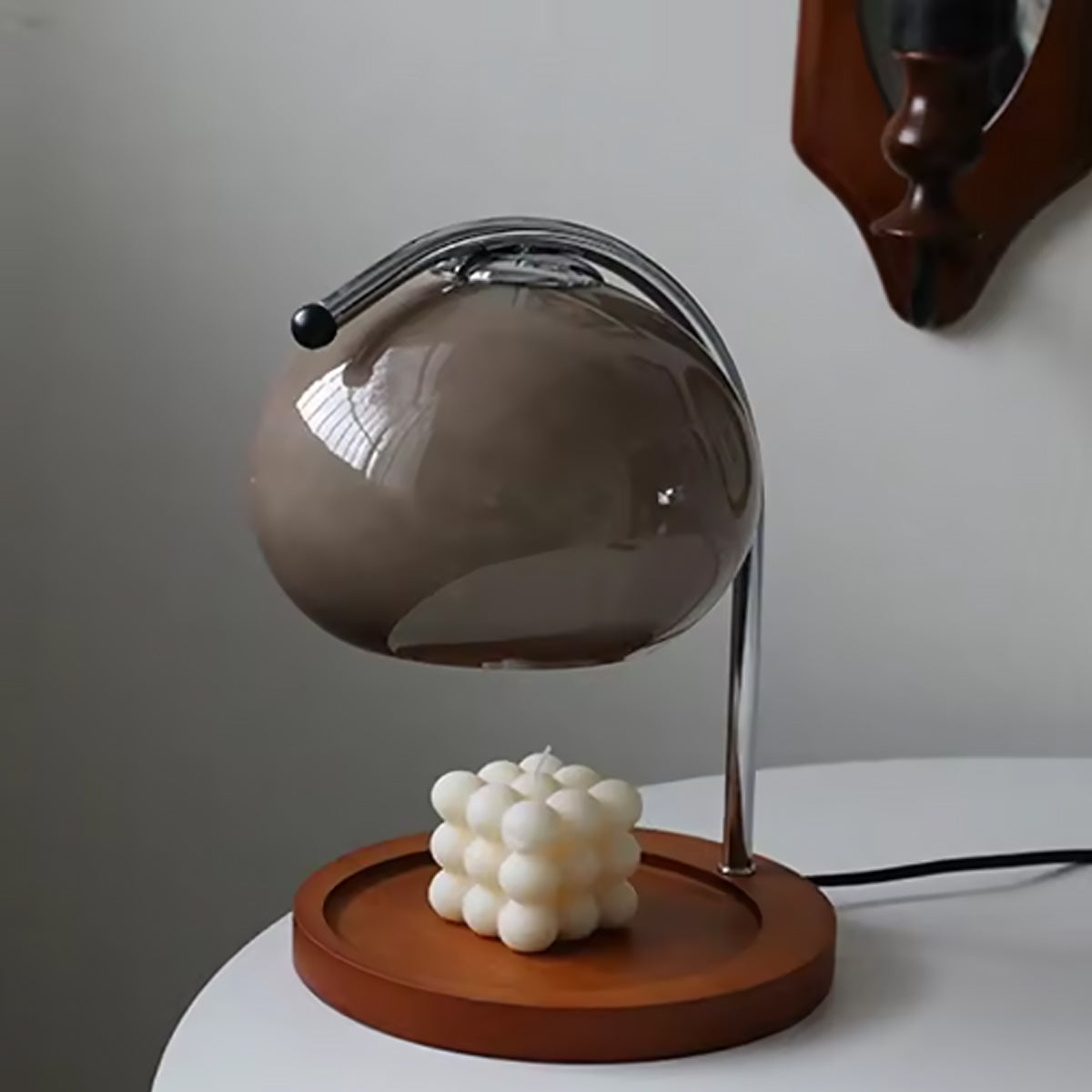 Dimmable Retro Glass Candle Warmer Lamp