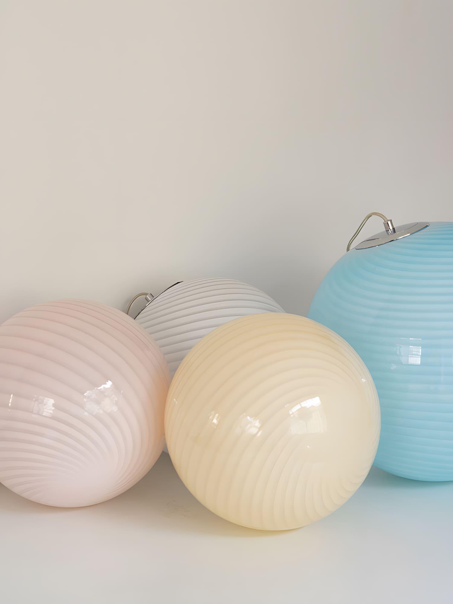 Colourful Bubble Glass Pendant Light
