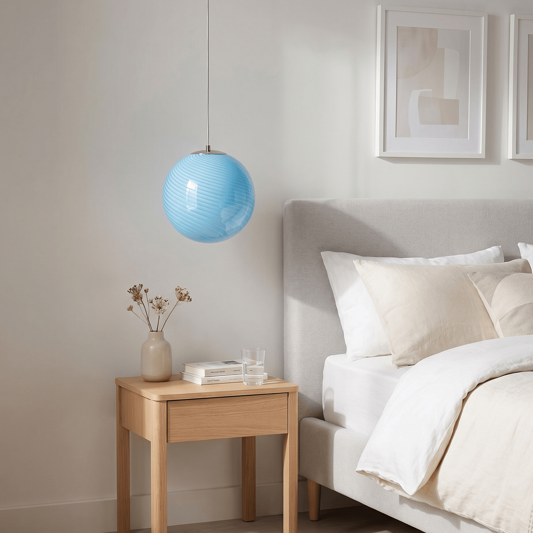 Colourful Bubble Glass Pendant Light