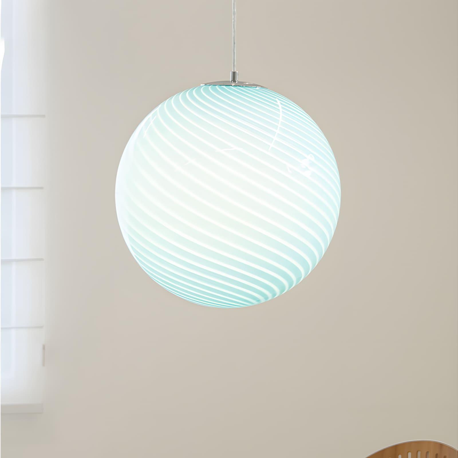 Colourful Bubble Glass Pendant Light