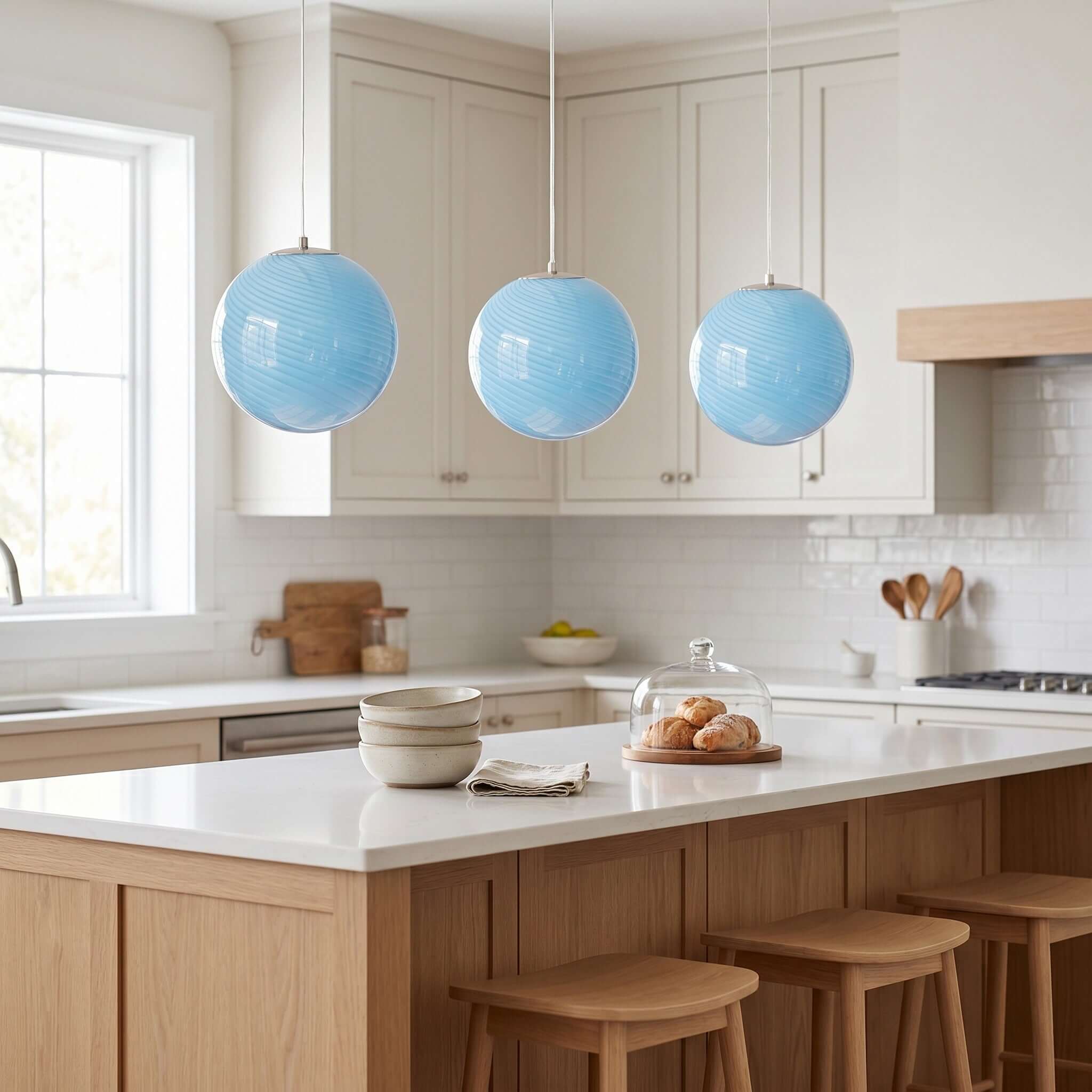 Colourful Bubble Glass Pendant Light