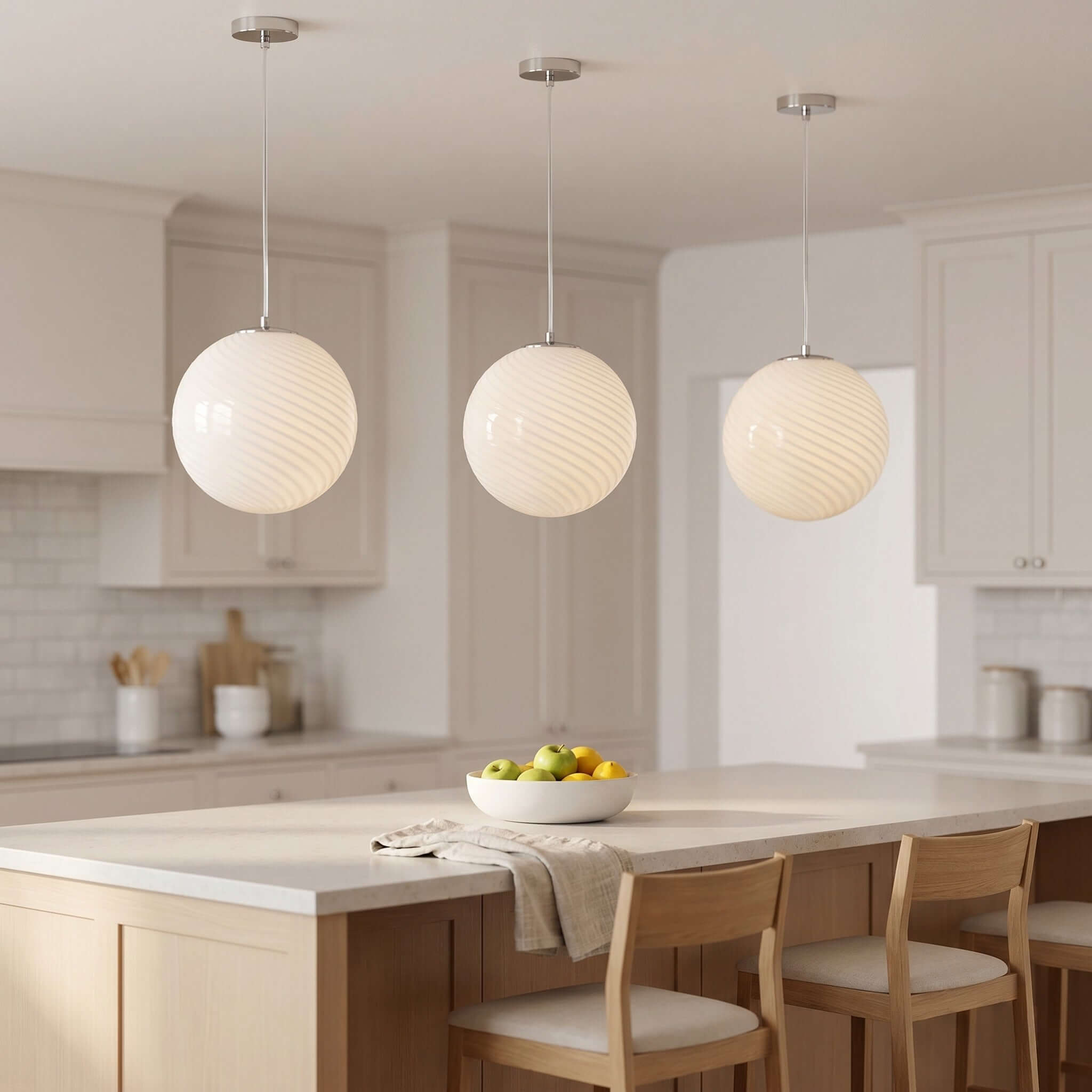 Colourful Bubble Glass Pendant Light