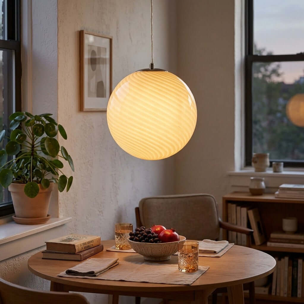 Colourful Bubble Glass Pendant Light