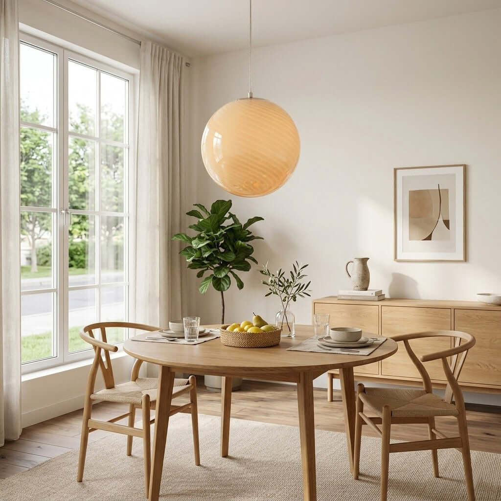 Colourful Bubble Glass Pendant Light